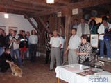 Zahájení fotovýstavy v bartošovickém mlýně (Fotoklub Příbor) během Otvírání Poodří.